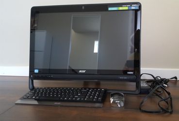 Acer Aspire 23" AZ3-605-UR22 All-in-One Touchscreen 1TB HDD Intel Core i3 Black