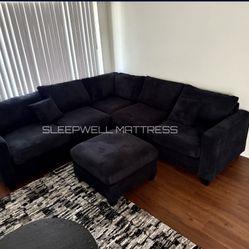 Black Sectional Sofa