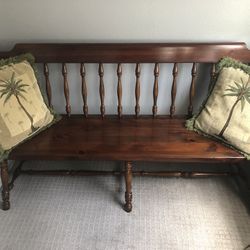 Wood Bench