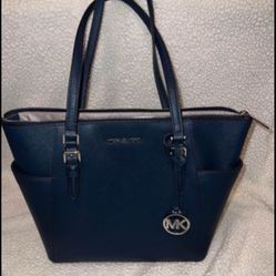 Navy Blue Michael Kors Handbag