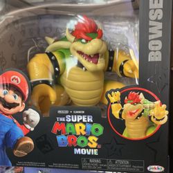 Bowser Deluxe Jakks Super Mario Brothers Movie Figure 