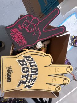 Pro Wrestling Foam Fingers