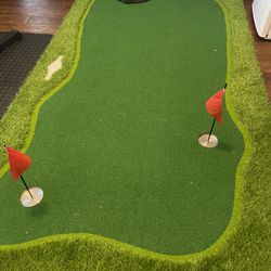 Golf Putting Green, Practice Putting Green Mat, Large Professional Golfing Training Mat for Indoor/Outdoor