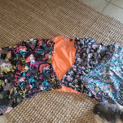 Disney/Tokidoki Xs Scrub Tops, Xs Scrub Bottoms