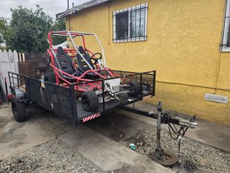 Trailer and car