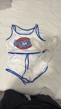 Women’s Space Jam Lola Bunny Squad Costume with Ears