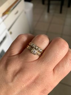 Antique wedding set