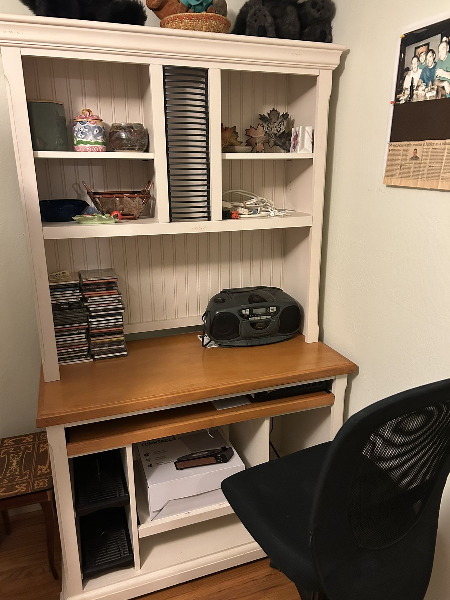 Desk and Matching Bookcase