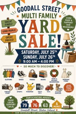 Huge block yard sale this weekend!!
