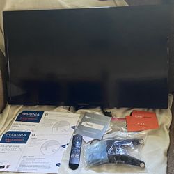 1154. 32 Inch Insignia Firetv Edition LED TV Has a few Scratches, with remote.  See Photos. $100.00
