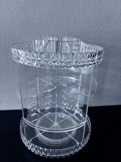 Clear Acrylic Rotating Makeup Organizer