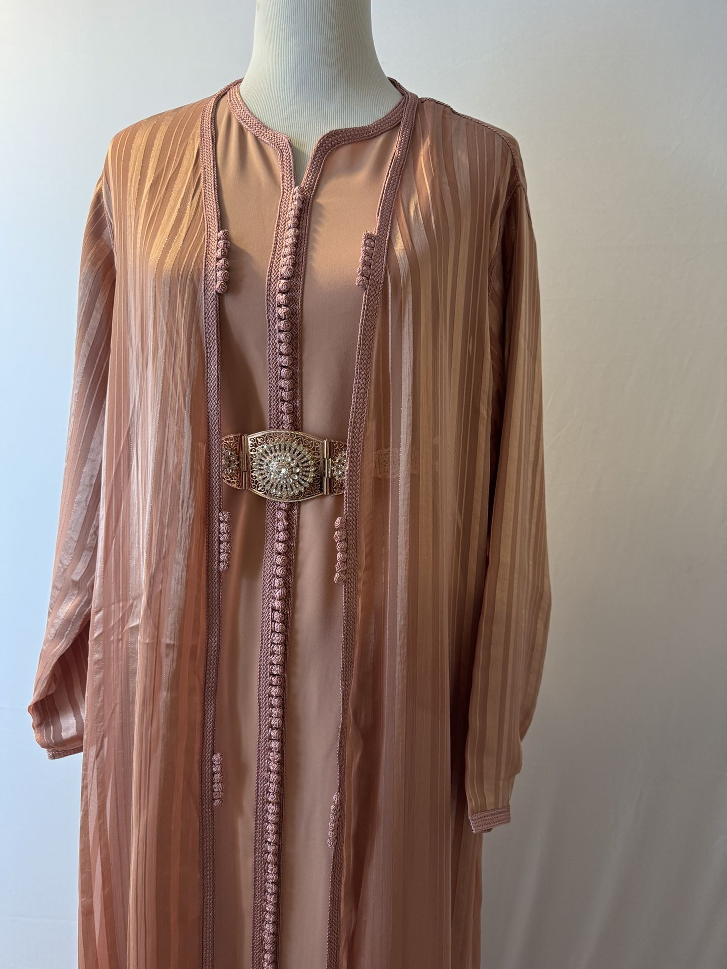 Moroccan Kaftan 2pcs With Belt