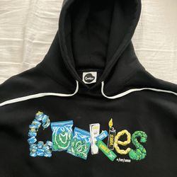 Cookies (contact info removed) Hoodie Size L