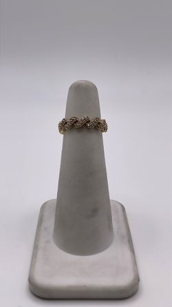 14k gold twisted band ring