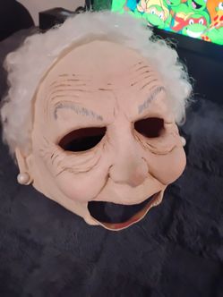 Old Lady Halloween mask NEW