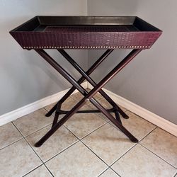 Leather Serving Tray