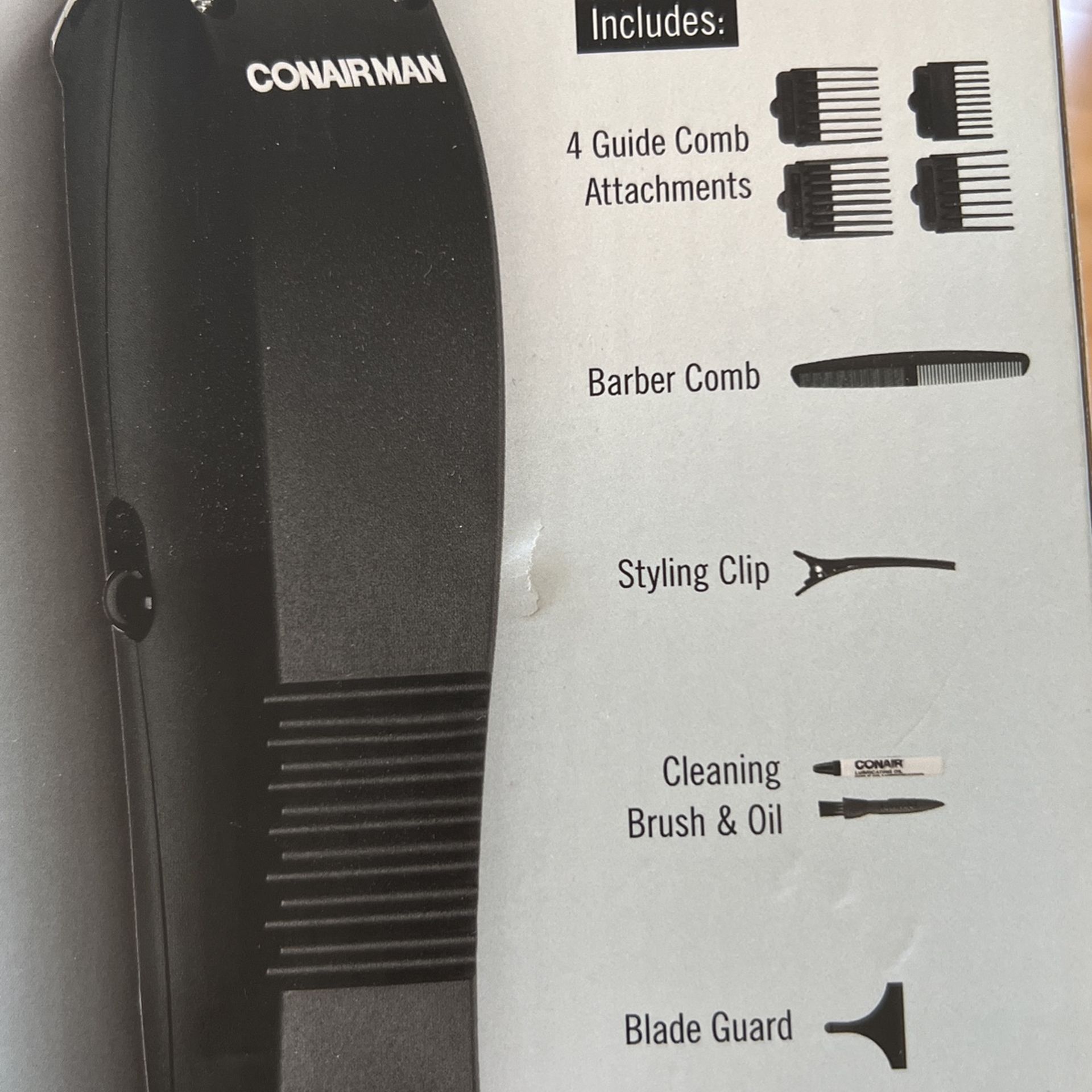 CONAIR MAN - Clippers W/ Accessories 