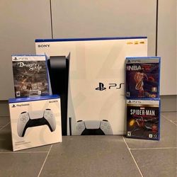 Brand New Console Disc Version 3 Game + 1 Controller Bundle