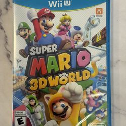 *RARE* Super Mario 3D World Nintendo Wii U BRAND NEW & FACTORY SEALED Blue Case