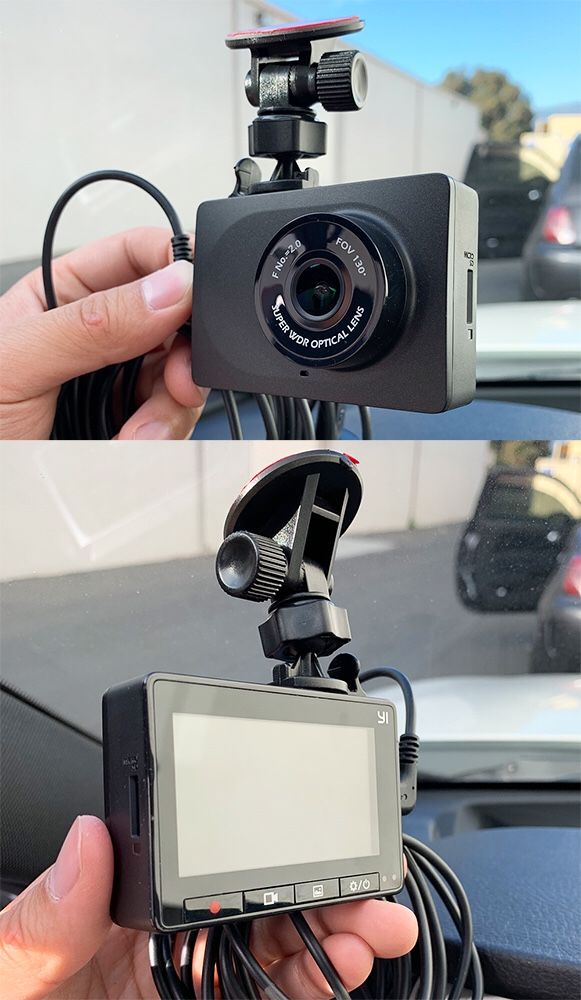 New $40 YI Smart Dash Cam, 2.7” Screen 1080P60 Full HD Wide Angle Front Dashboard Car Camera Loop Record