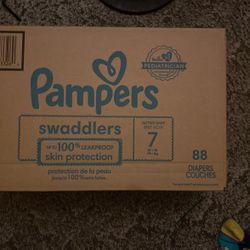 Pampers swaddlers Size 7 Diapers