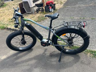 Vorland  mid drive fat tire e-bike w/1000 watt Bafang motor - Brand new.   Lots of great features: locking front forks, suspension seat, Post, Shimano