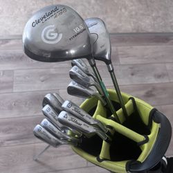 Titleist Golf Club Set / Cleveland Driver / Callaway Wedges