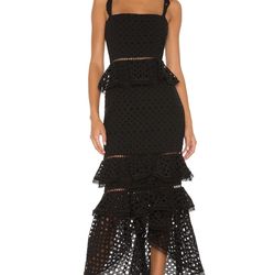 (NEW WITH TAGS) NBD Eyelet Midi Dress From Revolve!