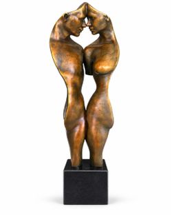 We Two Bronze Sculpture