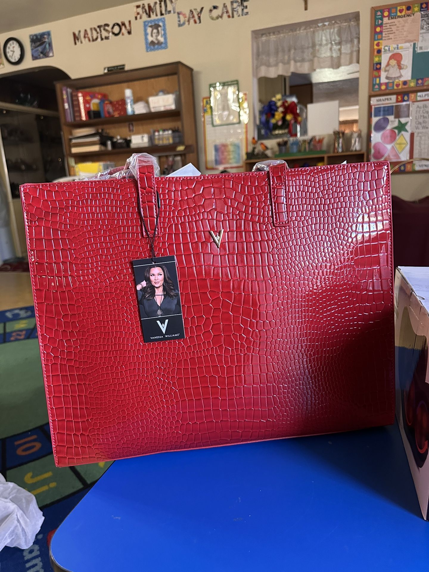 Red Vanessa Williams Tote Bag