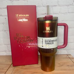 Stanley X Lainey Wilson Country Gold Tumbler Cup - RARE New in box
