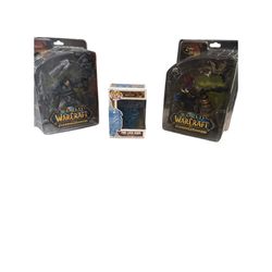 Three WoW Action Figures