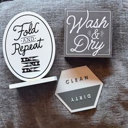 Small laundry decor