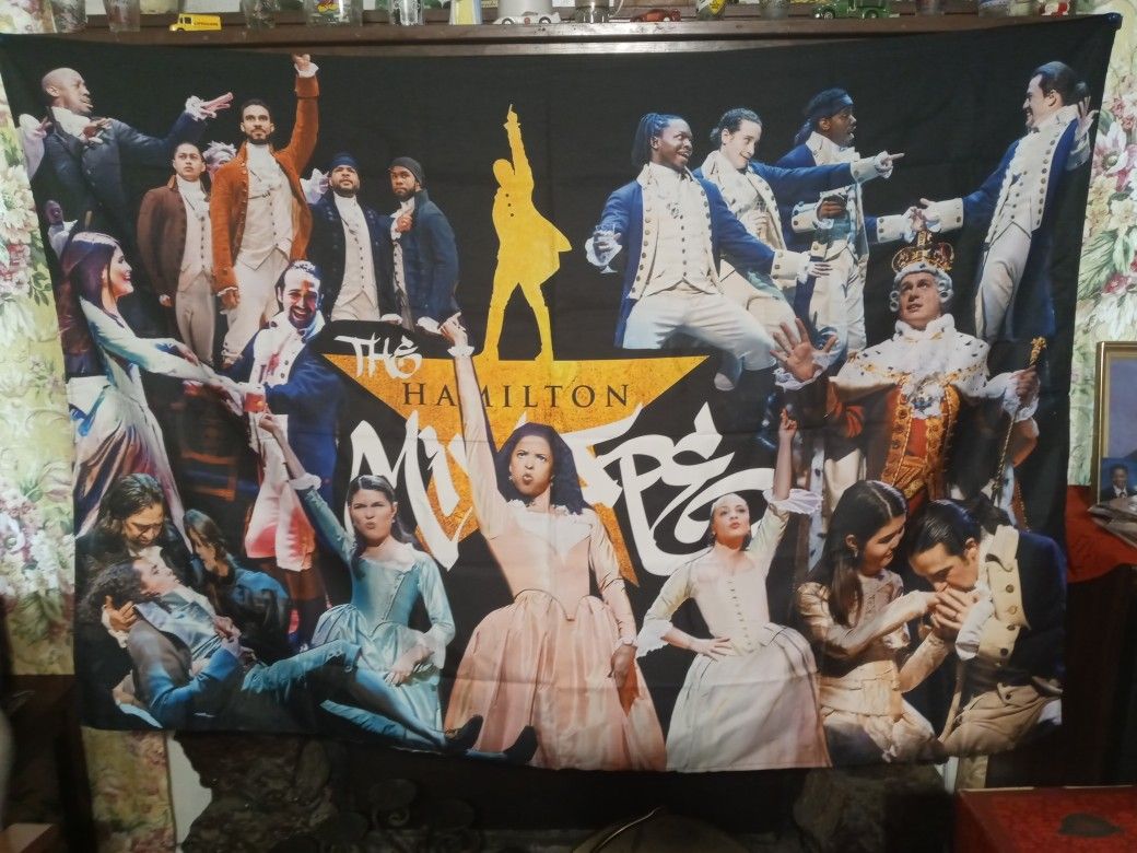 Musical Hamilton Tapestry Wall Hanging