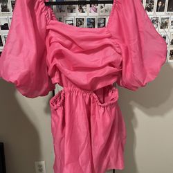 Pink Fluffy Dress