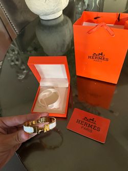 Beautiful Hermes clic bracelet size 17cm
