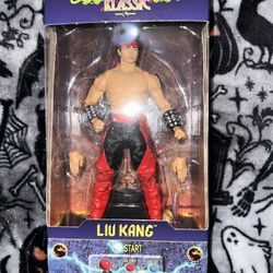 Mortal Kombat Klassic Liu Kang Action Figure Boxed with Interchangeable Hands