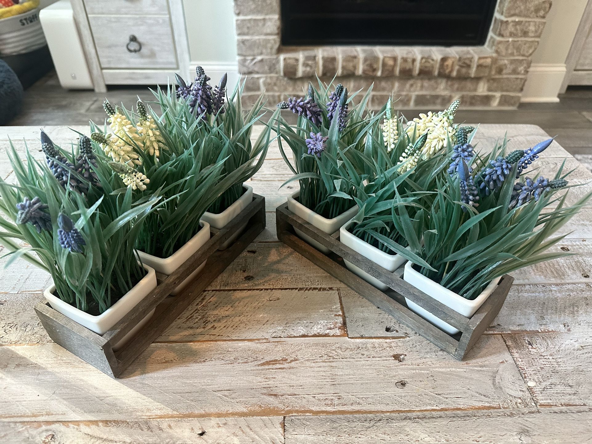 Faux plant farmhouse decor 