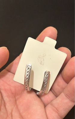 Argollas adiamantadas circonia plata 925