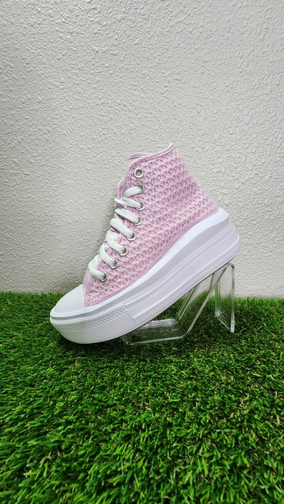 Converse  Chuck Taylor All Star Move Platform Crochet Stardust A07358C Size 3.5Y