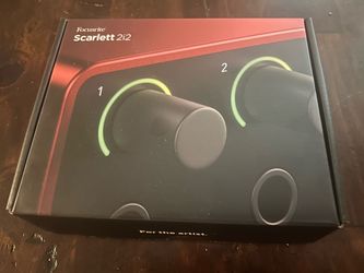 Fucusrite 2i2 audio interface