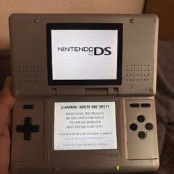 Nintendo DS Platinum Silver Console First Gen