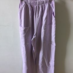 Vtg Women's  Lavender Scrub Pants