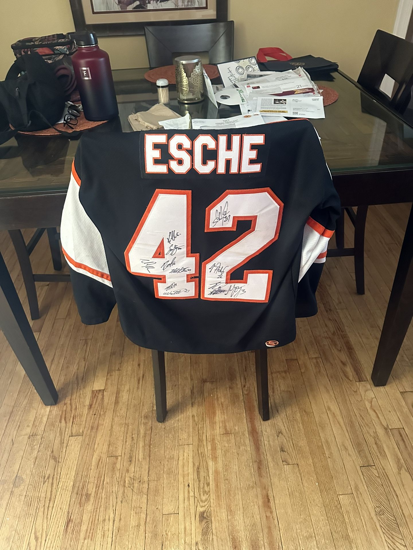Signed hockey jersey