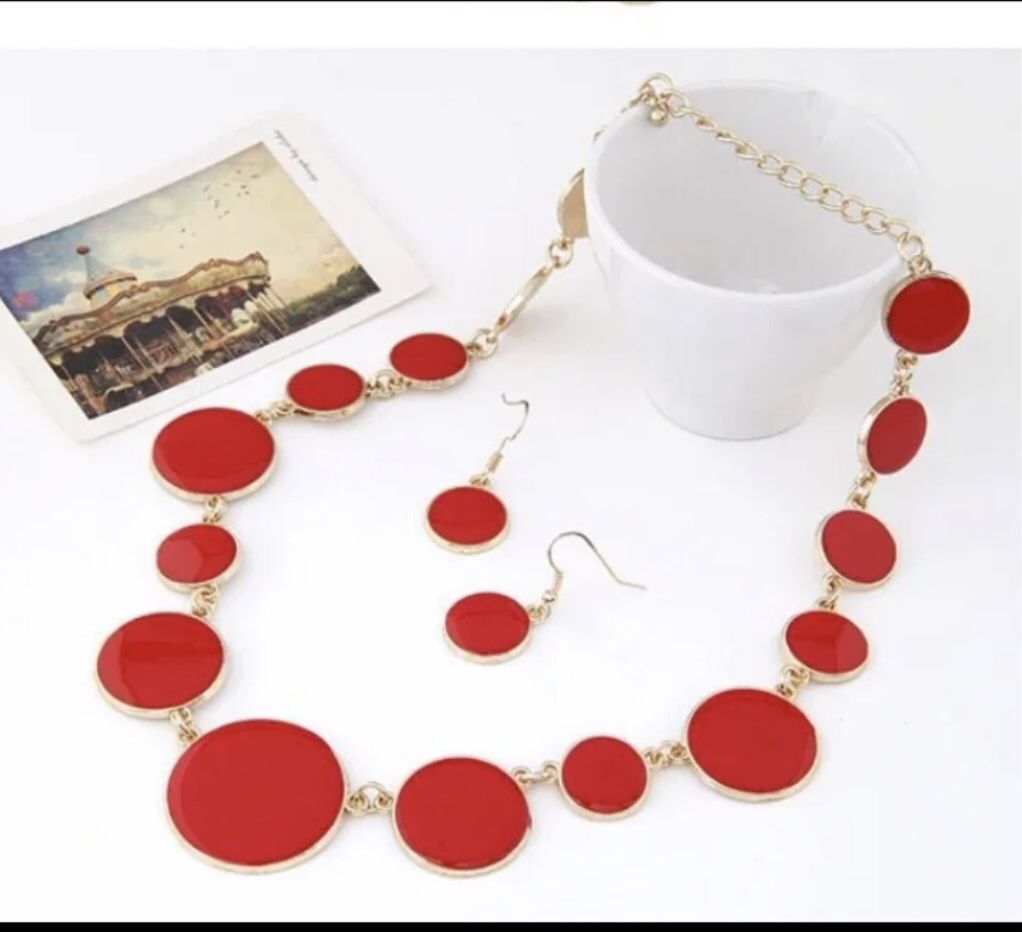 Wild Red Jewelry Set