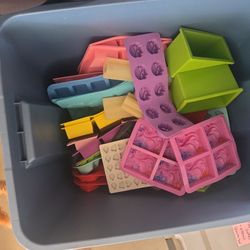 Soap MOLDS, Silicone Molds, Column Molds, Soap Dough Punches
