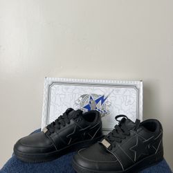 Bapesta M1 All Black Sneaker Size 9