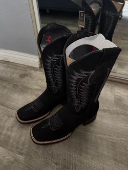 Black Suede Boots