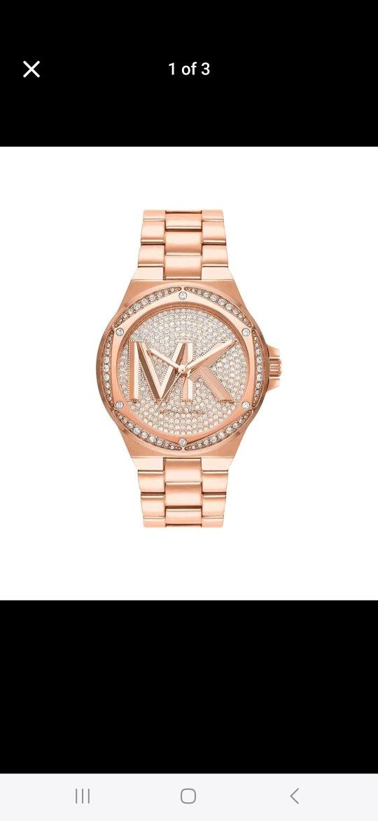 Michael Kors Lennox Analog Rose Gold Dial Women's Watch-MK7230