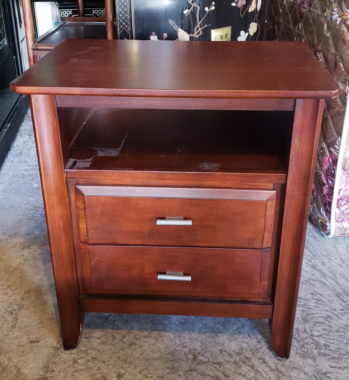 Rosewood desk end table
